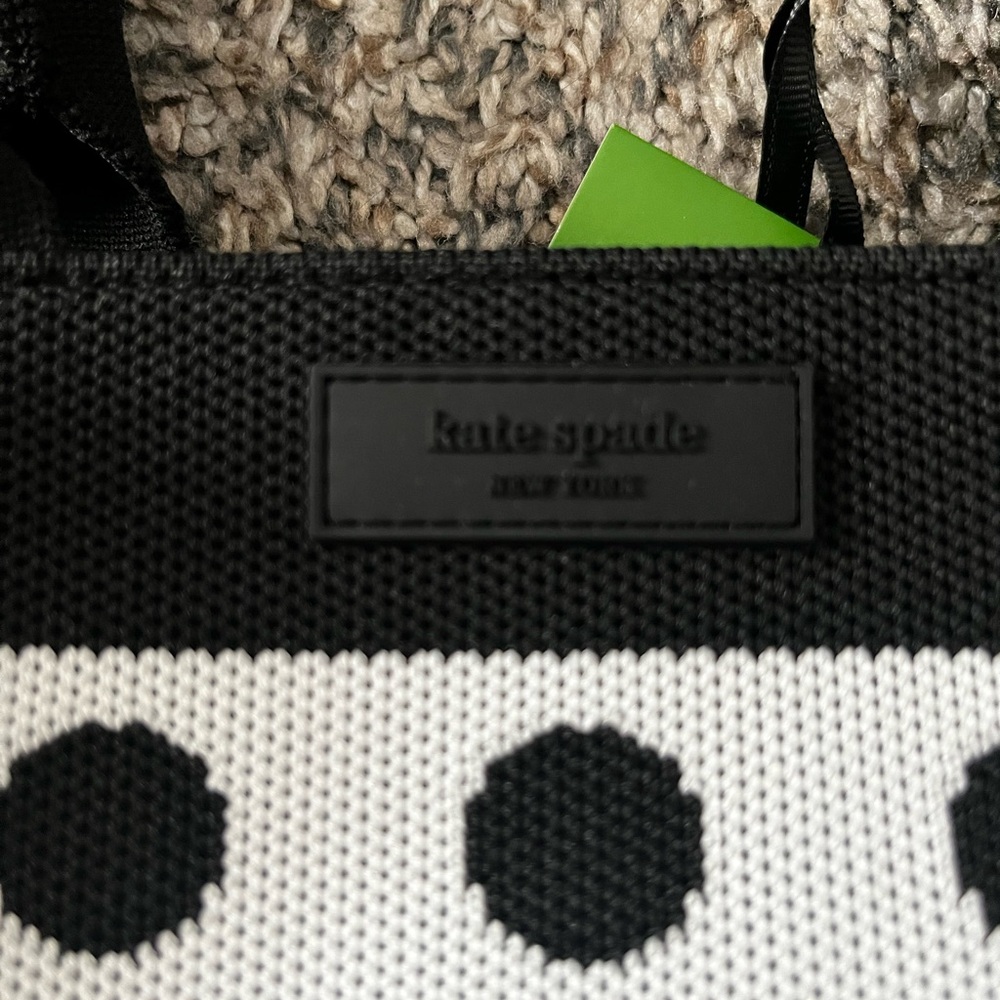 kate spade Black and White Polka Dot Crossbody Bag - Picture 3 of 5